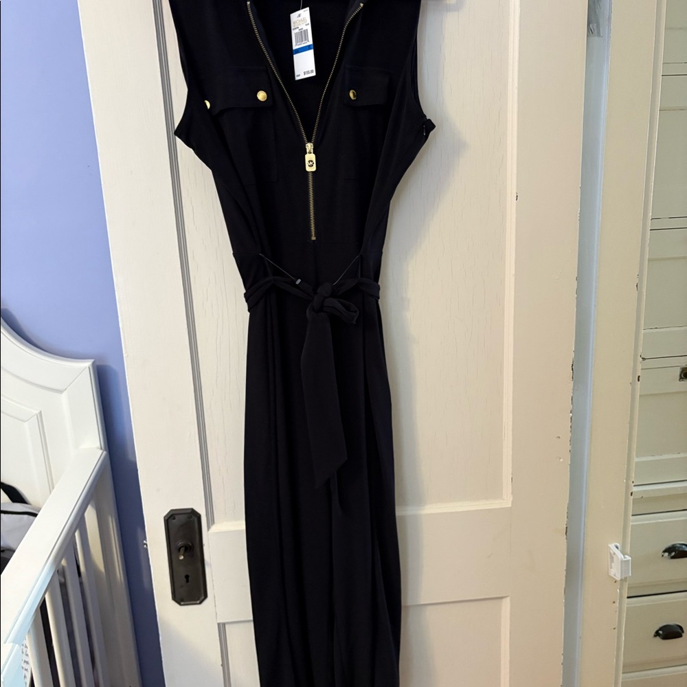 NWT Michael Kors Black Jumpsuit